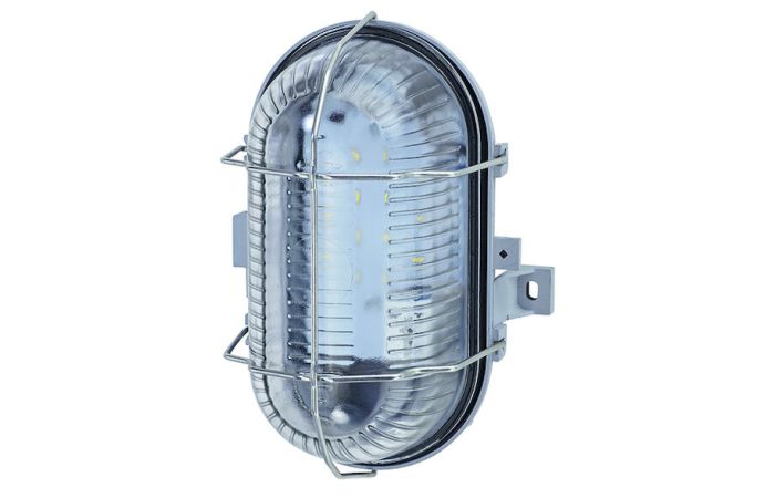 Šviestuvas v/t LED 8W IP44 4000K 700lm 176x124mm H-105mm plafonas PLEDOVG8W - PROTEC
