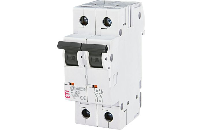 Automatas 2P 25A C 10kA ETIMAT 10 2p C25 - ETI
