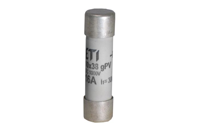 Saugiklis 8A 10x38mm gPV 1000V DC CH10 cilindrinis - ETI