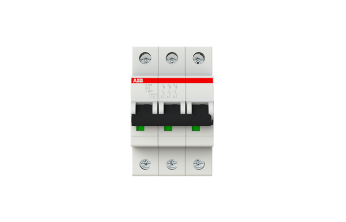 Automatas 3P 6A B 6kA S203-B06 - ABB
