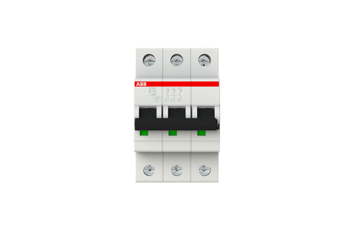 Automatas 3P 10A B 6kA S203-B10 - ABB