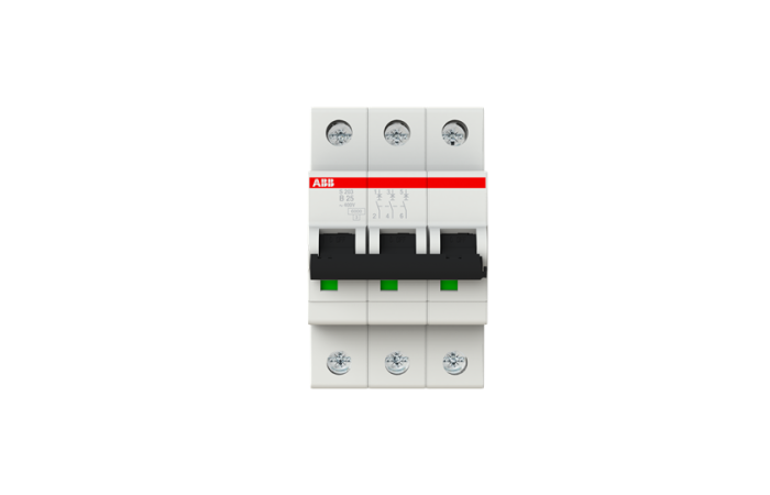 Automatas 3P 25A B 6kA S203-B25 - ABB