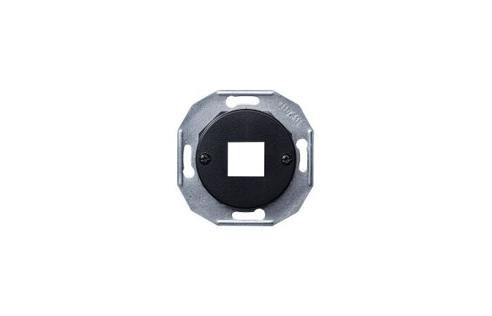 Dangtelis kompiuteriniui lizdui 1x8 RJ45 juodas Renova - SCHNEIDER ELECTRIC