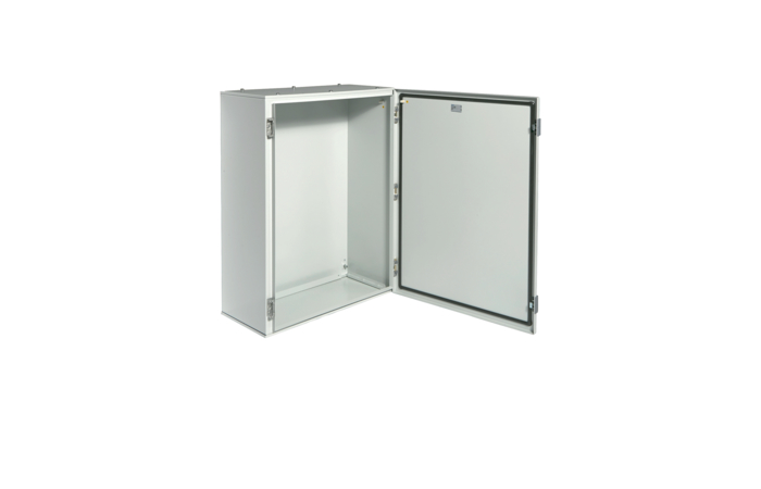 Skydas v/t 800x600x300mm IP65 metalinis Orion (be montažinės plokštės) - HAGER