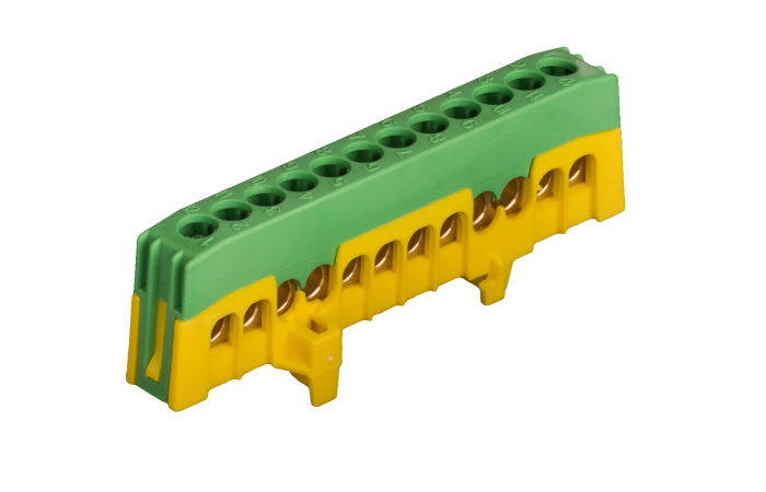 Gnybtas 12x16mm2 geltonai žalias izoliuotas PE12-F2 - POLLMANN