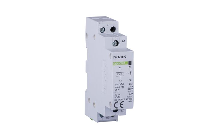 Relė instaliacinė 2P 20A 1no+1nc 1 modulio Ex9CH20 11 230V 50/60Hz - NOARK