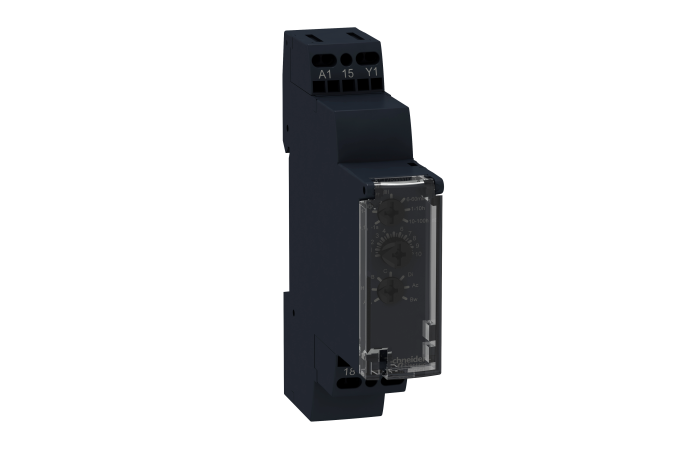 Relė laiko multifunkcinė modulinė 0.1s-100h 1co 12-240V AC/DC - SCHNEIDER ELECTRIC