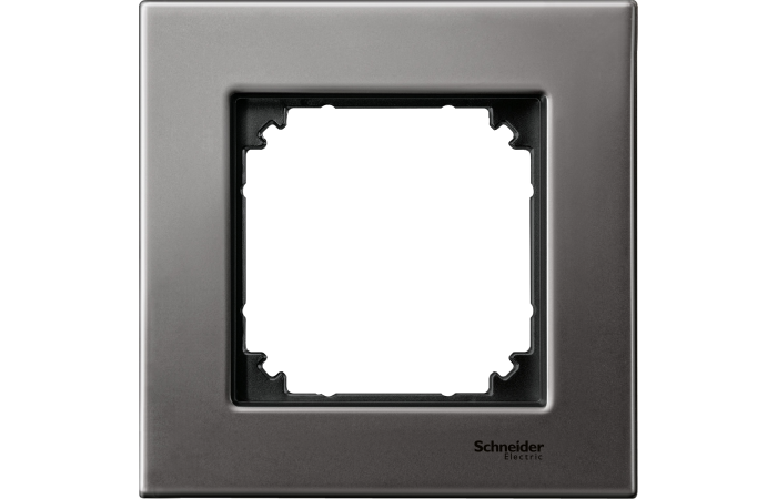 Rėmelis viengubas metalinis M-ELEGANCE pilkas - SCHNEIDER ELECTRIC