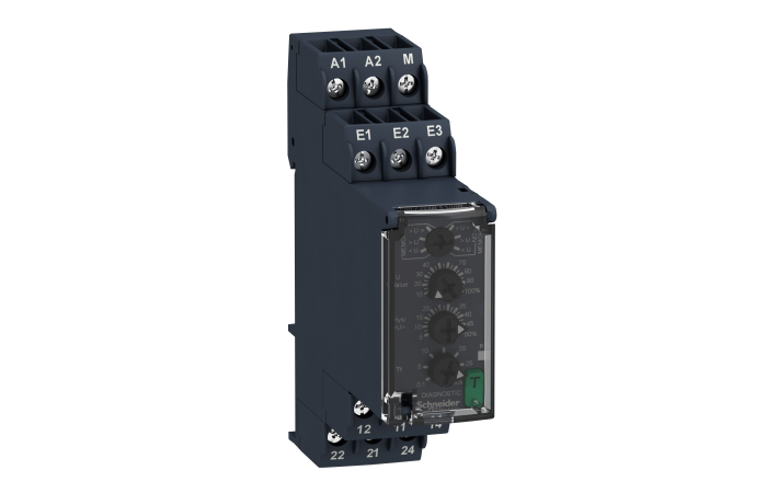 Relė įtampos kontrolės 2co 15...500V AC/DC 0.1...30s - SCHNEIDER ELECTRIC