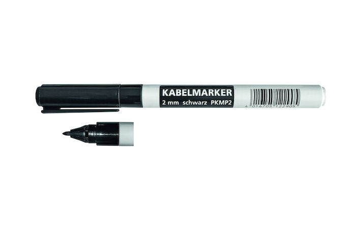 Markeris 2mm juodas PKMP2 - PROTEC