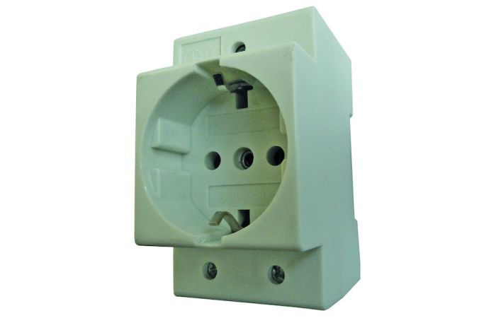 Lizdas ant DIN bėgelio 16A 250V AC 2.5 modulių PDSD - PROTEC