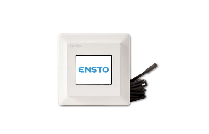 Reguliatorius p/t temperatūros grindų ir patalpų jutikliu 16A programuojamas IP21 ECO TOUCH - ENSTO