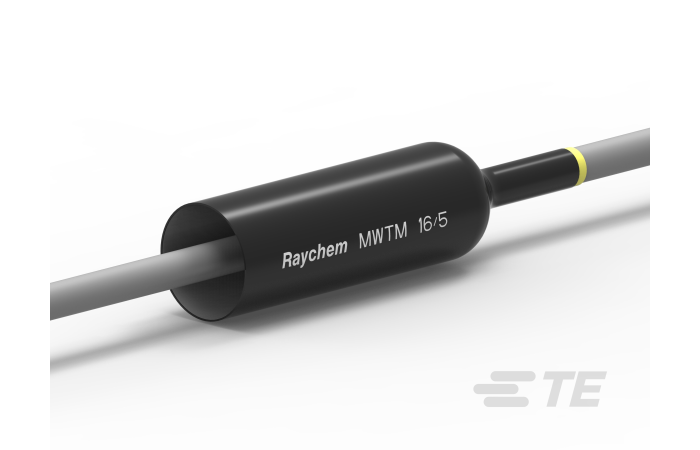Vamzdelis termosusitraukiantis su klijais 16.0-5.0mm juodas L-1m MWTM-16/5-1000/S(25) - RAYCHEM