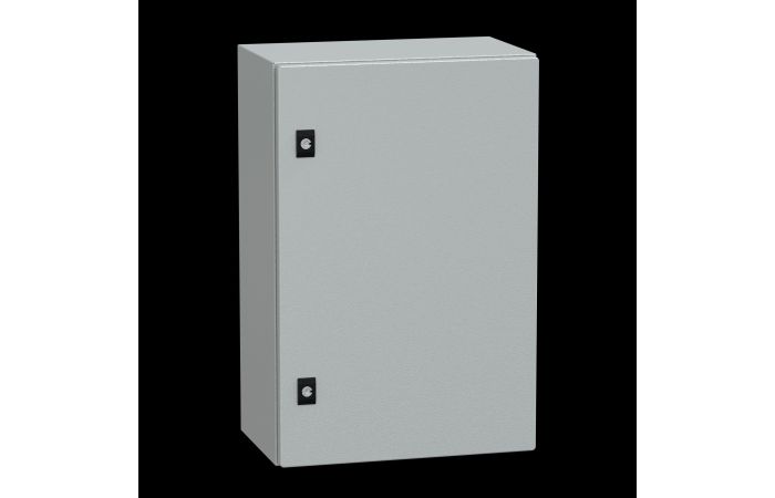 Skydas v/t 600x400x250mm IP66 metalinis su montažine plokšte CRN - SCHNEIDER ELECTRIC