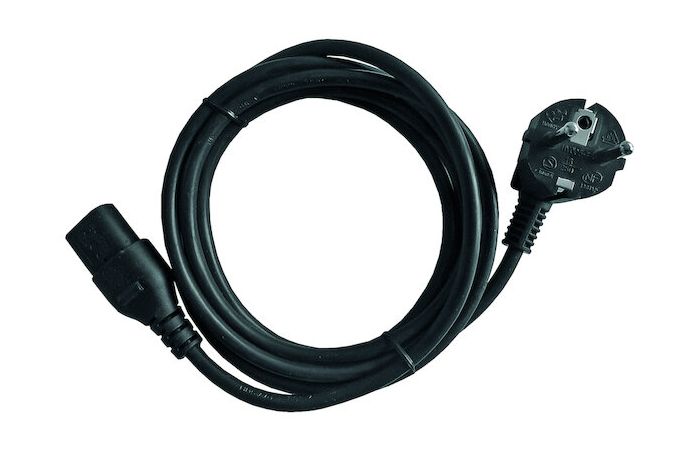 Kabelis maitinimo 2m H05VV-F 3x0.75 SCHUKO - C13 juodas PKGZL 3075-2S - PROTEC
