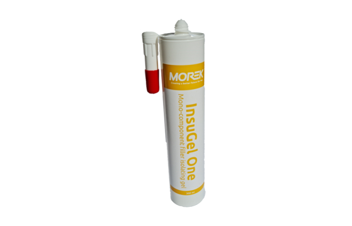 Užpildas gelis dėžučių sandarinimui monokomponentis 300ml INSUGEL ONE - MOREK