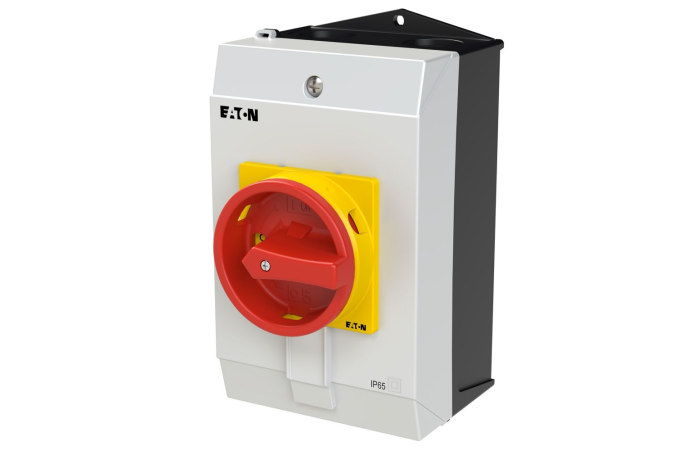 Jungiklis saugumo 3P 25A 11kW (AC23) IP65 raudona rankena P1-25/I2/SWB - EATON