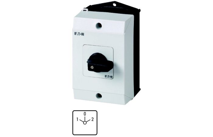 Perjungiklis 3P 20A 1-0-2 varikliui reversinis T0-3-8401/I1 - EATON
