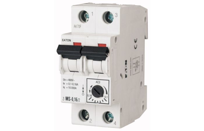 Automatas reguliuojamas 2P 2.5-4A Z-MS-4.0/2 - EATON