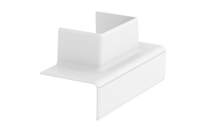 Adapteris T formos 53x100 Rapid 45-2 be halogenų baltas RAL9010 GK-TA WDK 1RW - OBO BETTERMANN