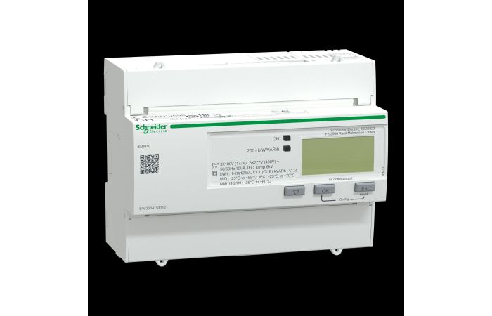 Skaitiklis elektros energijos 3F 125A tiesioginis 1 tarifas 7 modulių MID iEM3310 - SCHNEIDER ELECTRIC