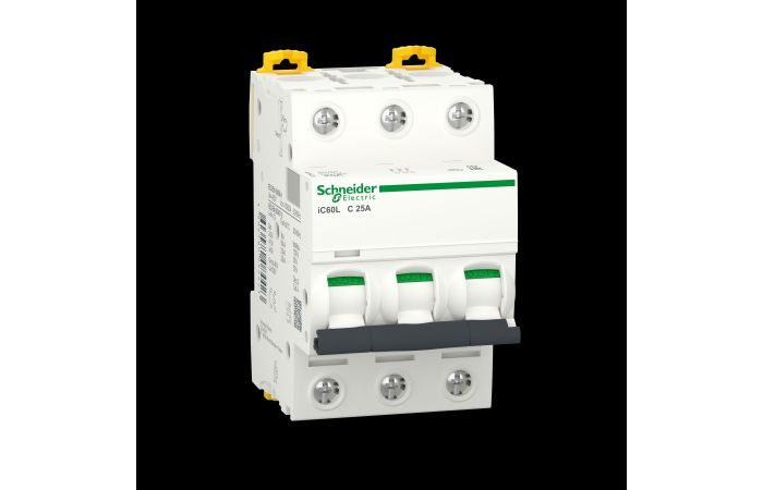 Automatas 3P 25A C 15kA iC60L Acti9 - SCHNEIDER ELECTRIC