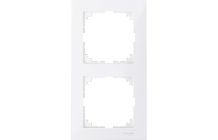 Rėmelis dvigubas baltos spalvos M-Pure System M Merten - SCHNEIDER ELECTRIC