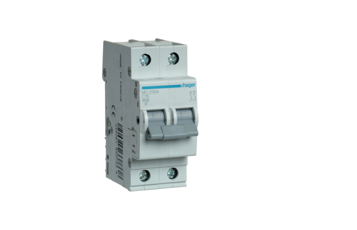 Automatas 2P 16A C 6kA - HAGER