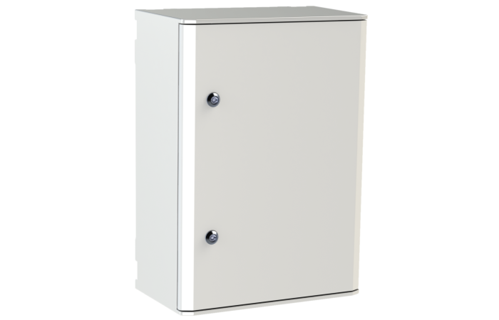 Skydas v/t 618x438x252mm IP65 poliesterio be montažinės plokštės HYDRA 465 - EMITER