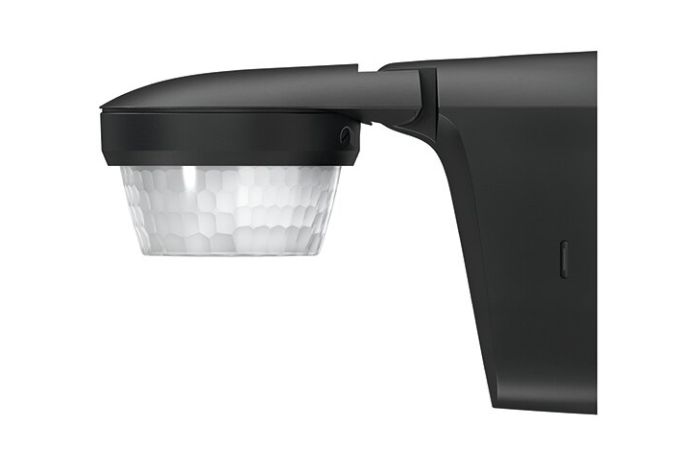 Jutiklis judesio v/t IP55 2-500W LED H-2.5m L-16m D-36m 360 laipsnių juodas theLuxa S360 BK - THEBEN