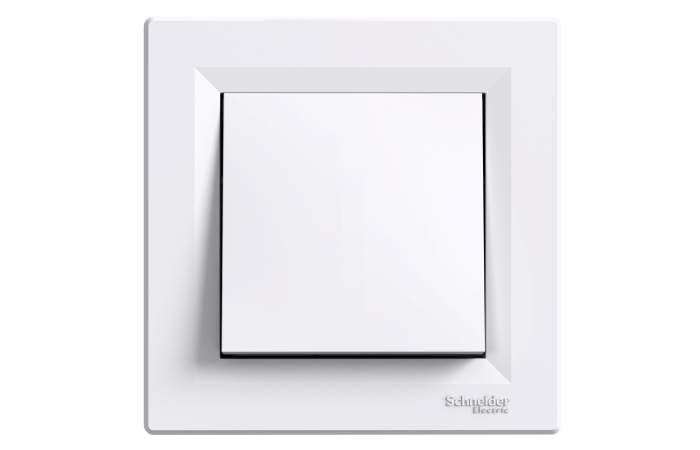 Perjungiklis kryžminis p/t viengubas baltas ASFORA - SCHNEIDER ELECTRIC