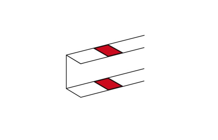 Sujungimo elementas 50mm aukščio kanalui DLP baltas RAL9010 10691 - LEGRAND