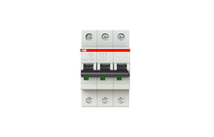 Automatas 3P 25A K 6kA S203-K25 - ABB