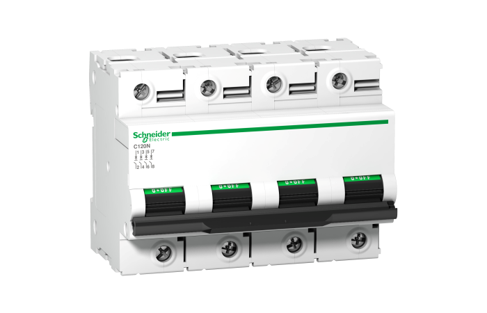 Automatas 4P 100A B 10kA C120N Acti9 - SCHNEIDER ELECTRIC