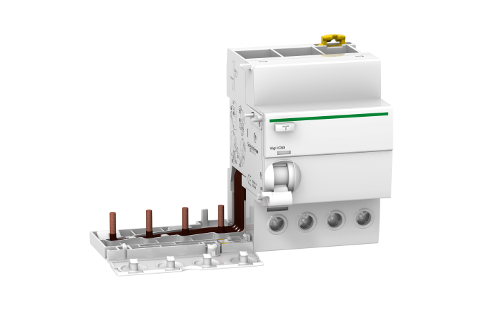 Relė srovės nuotėkio RCCB 4P 63A 1000mA su šynele automatui SI-tipas selektyvi Vigi iC60 Acti9 - SCHNEIDER ELECTRIC