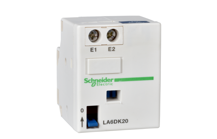 TeSys mechaninis blokavimo kontaktas.Uc-220...240VA, LA6DK20M, , CONTACTORS & MOTOR PROTECTION STANDARD OFFER < 150, TESYS CONTACTORS - SCHNEIDER ELECTRIC (pavadinimas tikslinamas)
