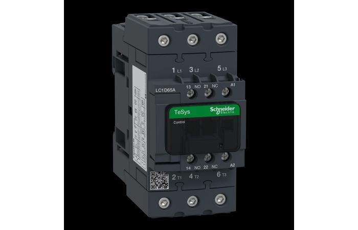 TeSys D kontaktorius LC1D. 3P. 3 N/O EverLink BTR j, LC1D65AR7, , CONTACTORS & MOTOR PROTECTION STANDARD OFFER < 150, TESYS CONTACTORS - SCHNEIDER ELECTRIC (pavadinimas tikslinamas)