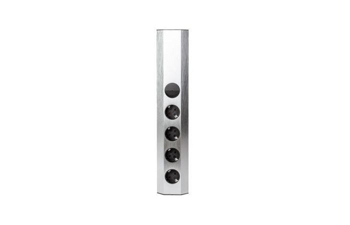 Lizdų blokas v/t kampinis SCHUKO 4x230V su jungikliu H05VV-F 3x1.5mm2 2m CASIA - BACHMANN