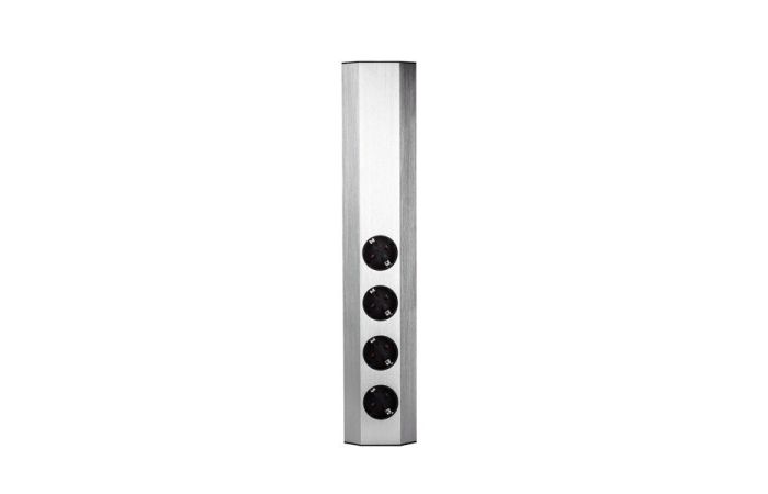 Lizdų blokas v/t kampinis SCHUKO 4x230V H05VV-F 3x1.5mm2 2m CASIA - BACHMANN