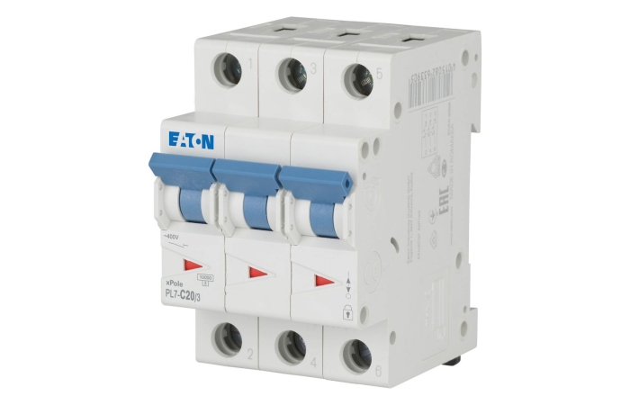 Automatas 3P 20A C 10kA PL7-C20/3 - EATON