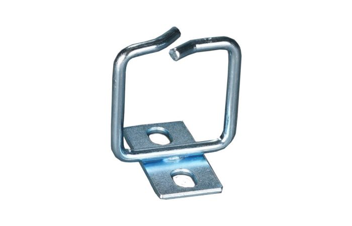 Kabelių laikiklis žiedas 40x80mm vertikaliam tvirtinimui cinkuoto plieno 19" - EFB-ELEKTRONIK