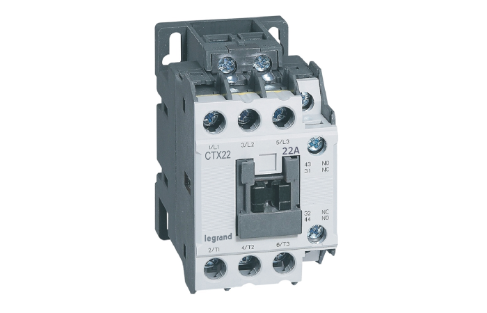 Kontaktorius 3P 11kW 230V AC 1no+1nc CTX3 22 - LEGRAND