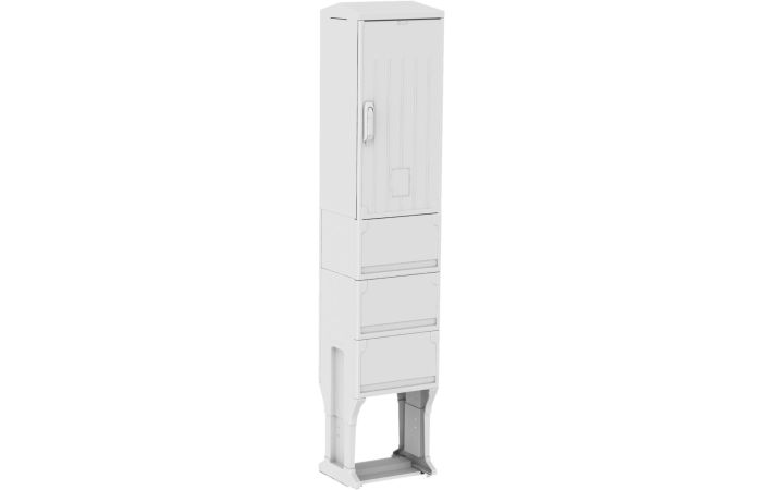 Skydas v/t 820x696x320mm IP54 poliesterio be montažinės plokštės su pamatu KSZ 40x80+KK+KF - EMITER