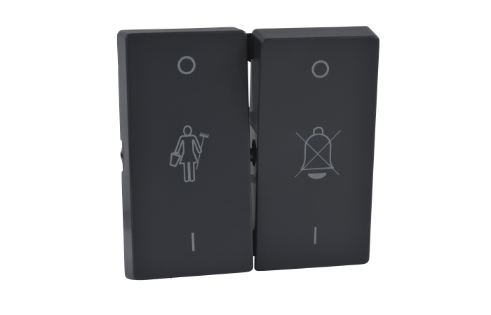 Klavišas dvigubam jungikliui su simboliais antracito spalvos System M - SCHNEIDER ELECTRIC