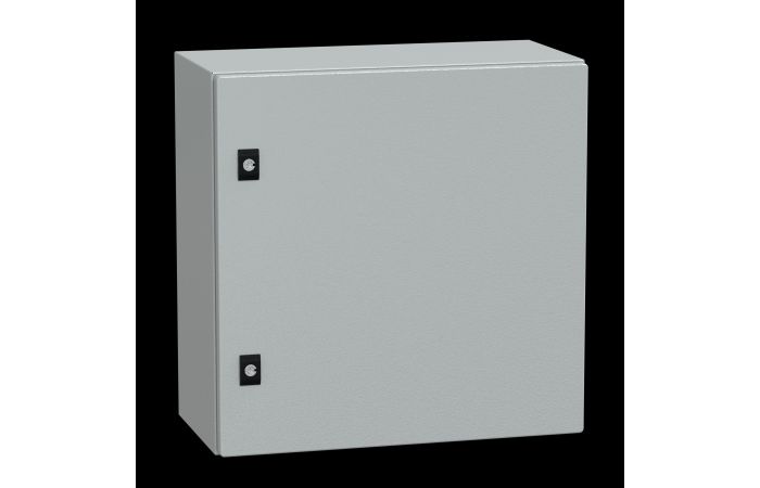 Skydas v/t 500x500x250mm IP66 metalinis su montažine plokšte CRN Spacial - SCHNEIDER ELECTRIC
