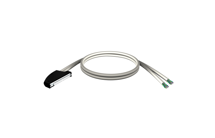 Jungtis su kabeliu 3m 40 kontaktų - 2 galai be jungčių M340 X80 Modicon - SCHNEIDER ELECTRIC