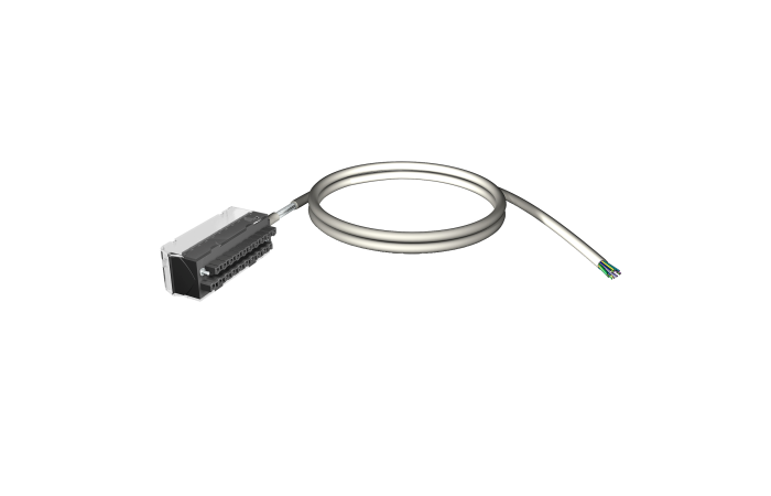 Jungtis su kabeliu 3m FTB 20 kontaktų - 1 galas be jungties M340 X80 Modicon - SCHNEIDER ELECTRIC