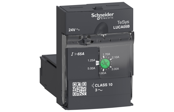 Modulis apsaugos 1.25-5A 24V AC CL 10 LUCA TeSys - SCHNEIDER ELECTRIC