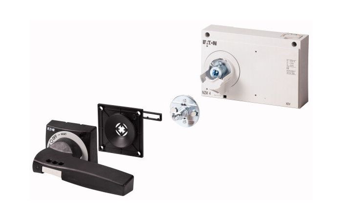 Rankena automatui pasukama su rakinimu 0 juoda NZM4-XTVD - EATON