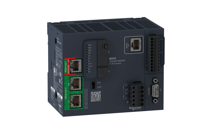 Motion ctrl M262 5ns/i 4 Ax. Eth. S3, TM262M15MESS8T, AUTOMATION CONTROLLERS, FLEXIBLE MACHINE CONTROL, OPTIMIZED FLEXIBLE MACHINE CONTROL - SCHNEIDER ELECTRIC (pavadinimas tikslinamas)